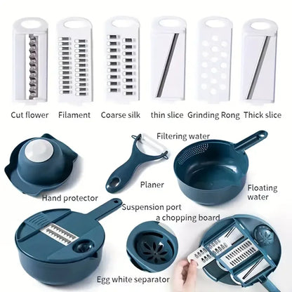 Multifunctional Drain Basket Vegetable Cutter