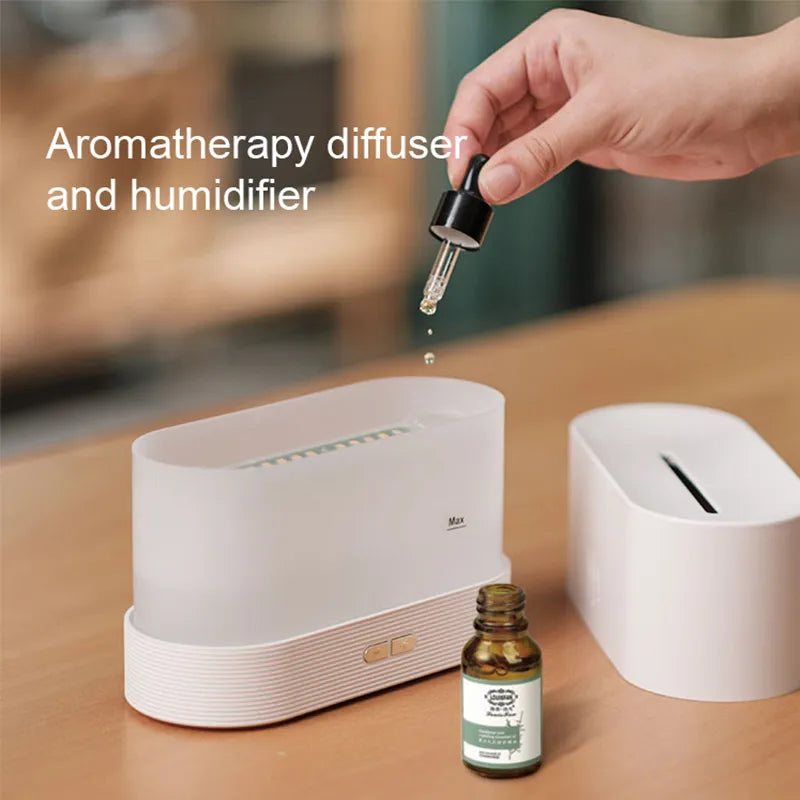 Essential Oil Flame Lamp Air Aroma Diffuser