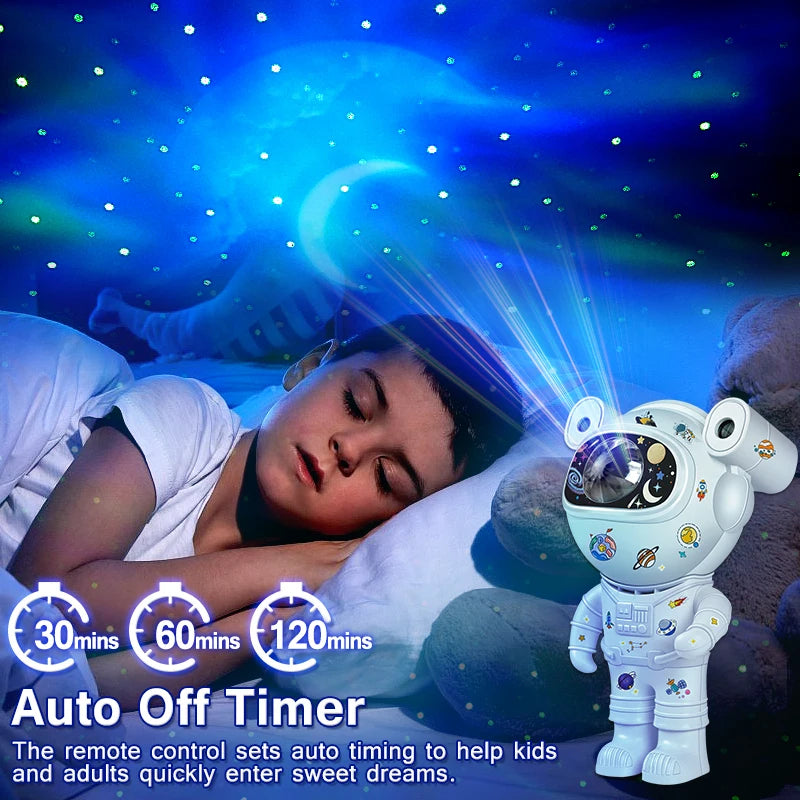 Kids Star DIY Projector Night Light with Remote