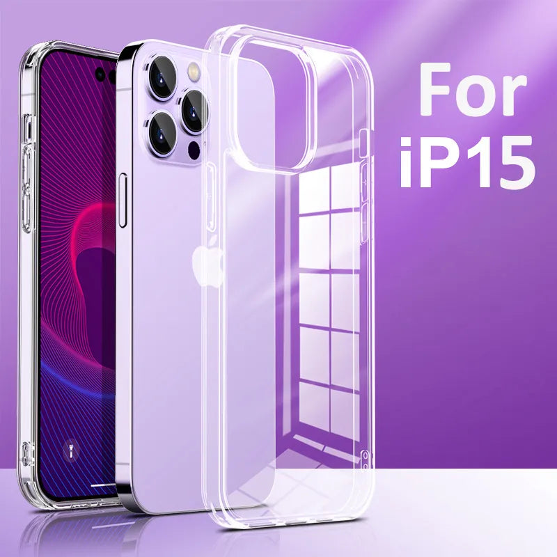 Silicone Soft TPU Phone Case for iPhone