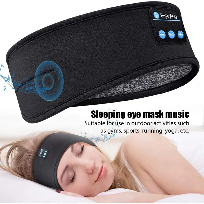 Wireless Bluetooth Headset Elastic Sports Headband