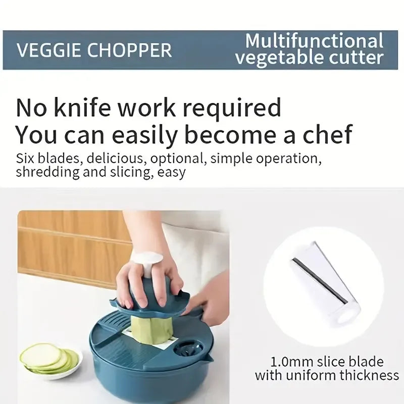 Multifunctional Drain Basket Vegetable Cutter