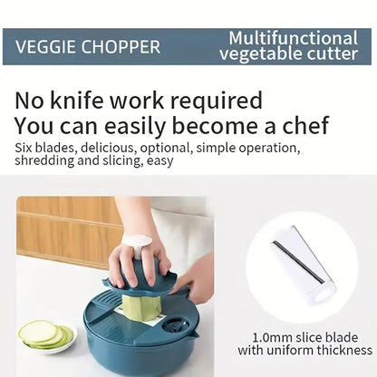 Multifunctional Drain Basket Vegetable Cutter