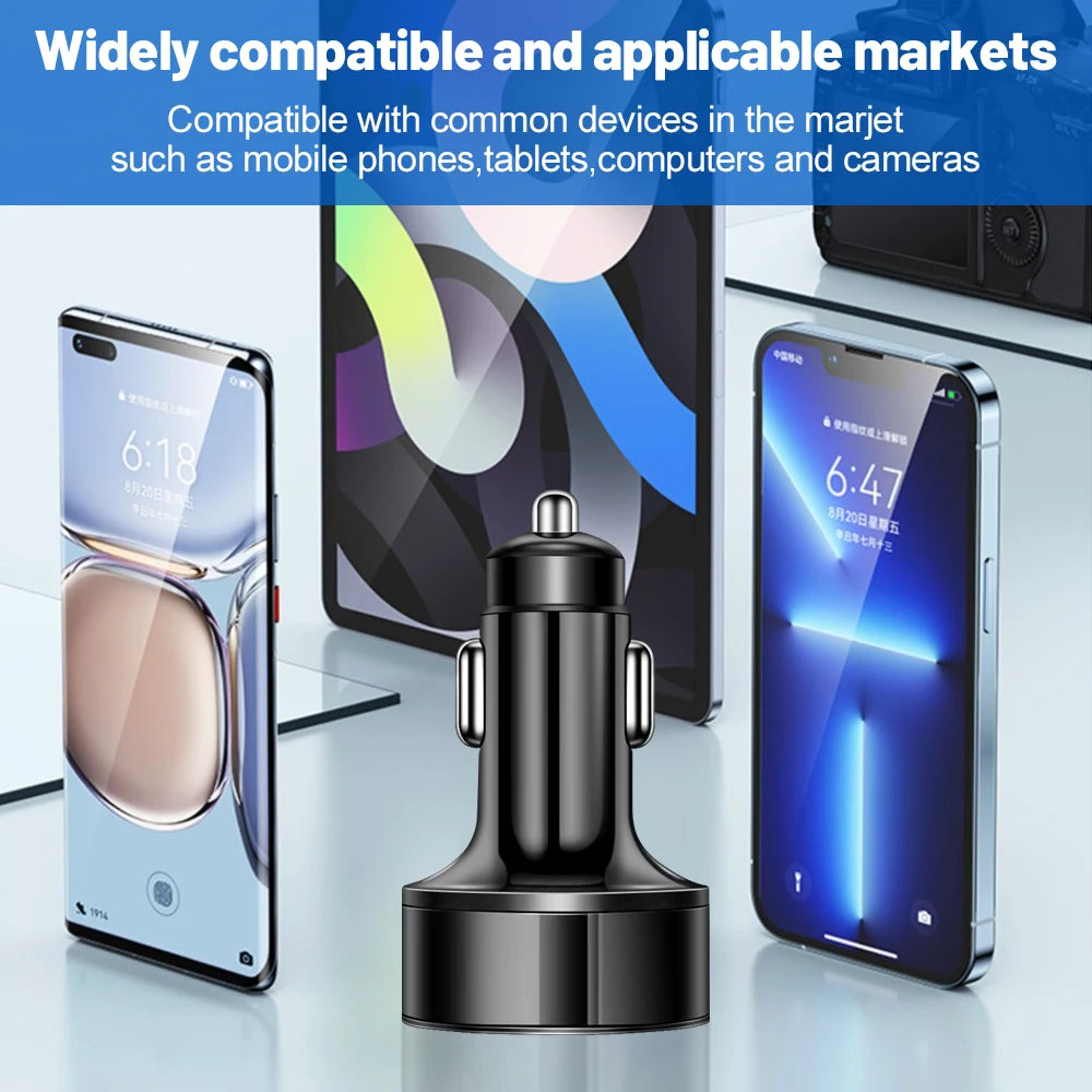 LED Display Voltmeter Car Charger for Cigarette