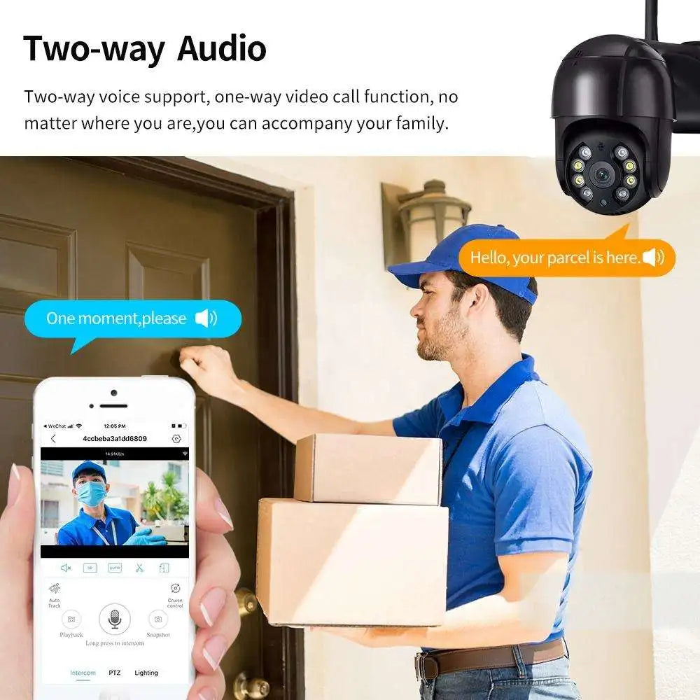 Audio Outdoor Night Vision Security Camera