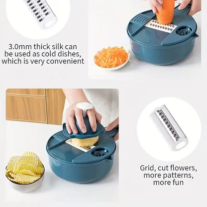 Multifunctional Drain Basket Vegetable Cutter