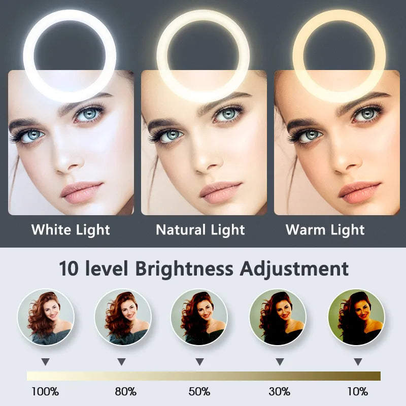 Selfie Ring Light with Optional Tripod, Photography