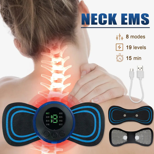 Electric EMS Neck Massager Mini Cervical