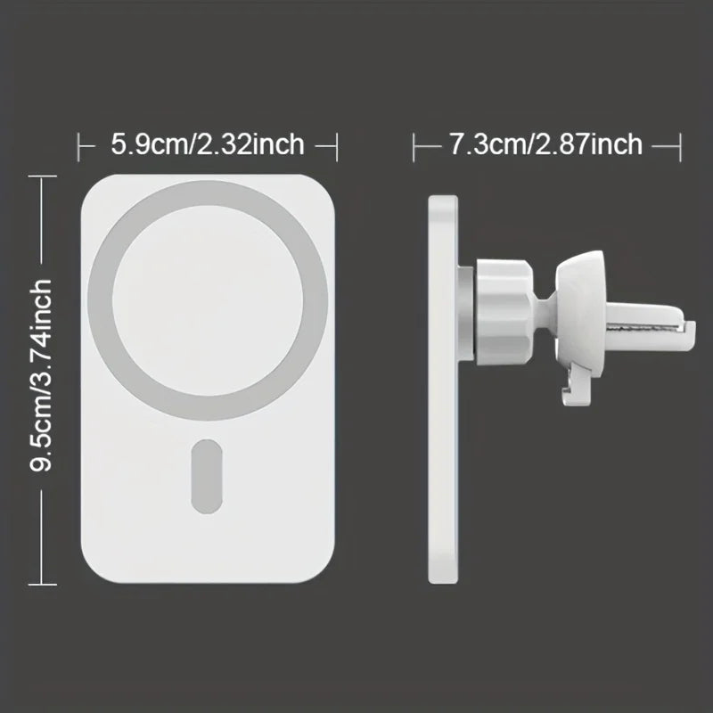 30W Magnetic Car Wireless Charger for Iphone