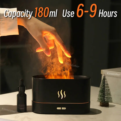 Essential Oil Flame Lamp Air Aroma Diffuser