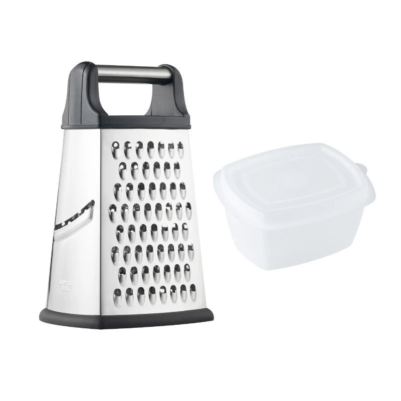 Four-side Box Grater Vegetable Slicer Tower-shaped