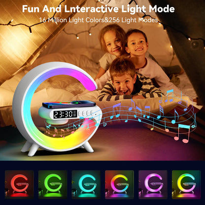 Wireless Charger Pad Stand Speaker RGB