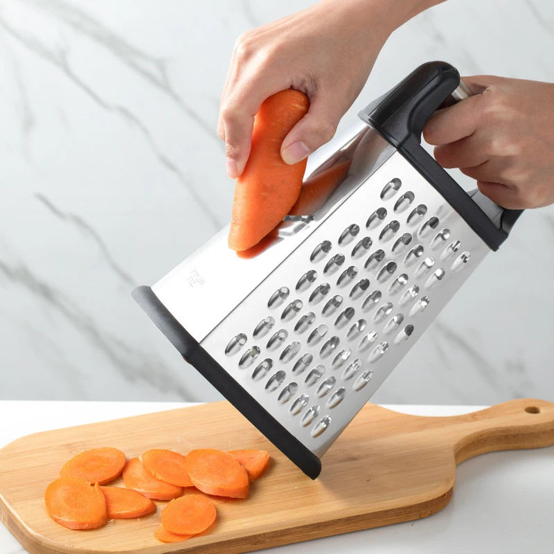 Four-side Box Grater Vegetable Slicer Tower-shaped