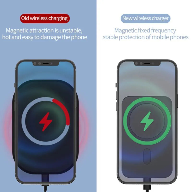 30W Magnetic Car Wireless Charger for Iphone