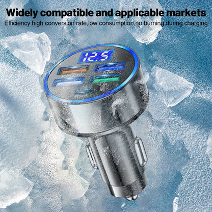 LED Display Voltmeter Car Charger for Cigarette