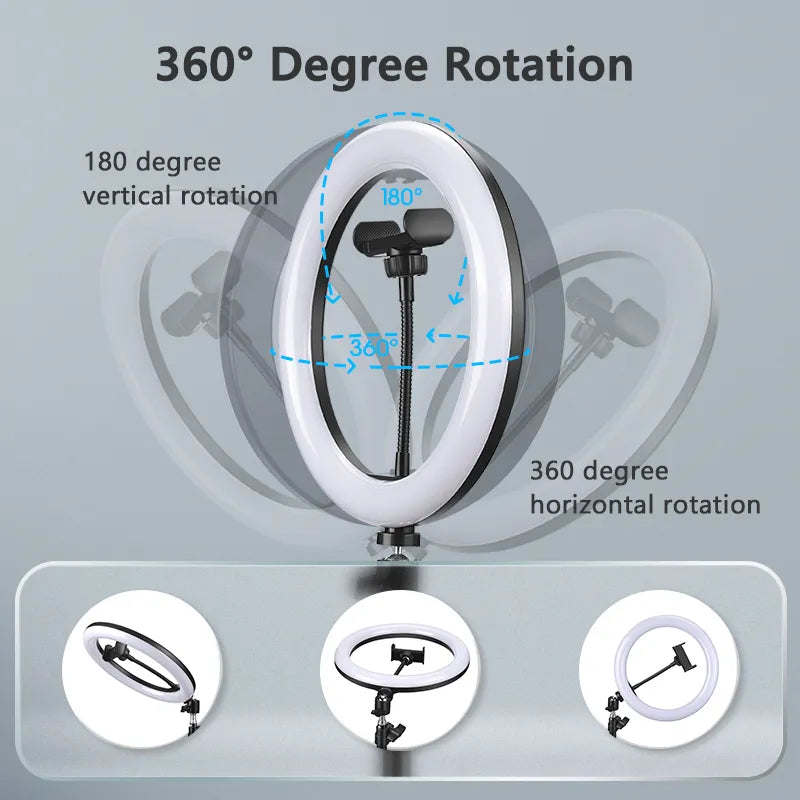 Selfie Ring Light with Optional Tripod, Photography
