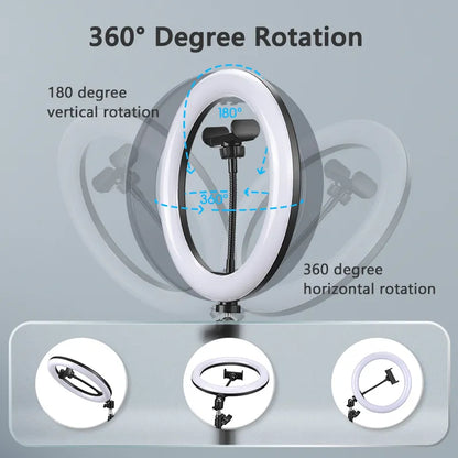 Selfie Ring Light with Optional Tripod, Photography