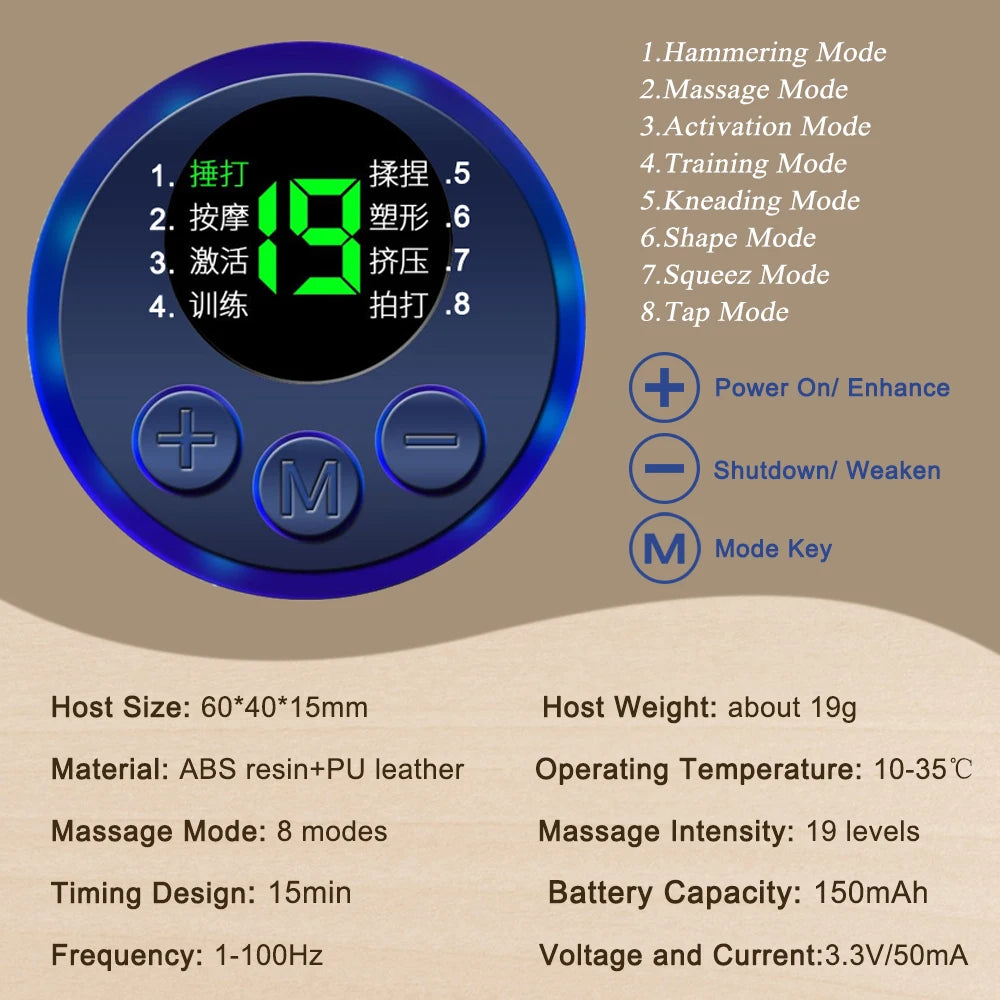 Electric EMS Neck Massager Mini Cervical