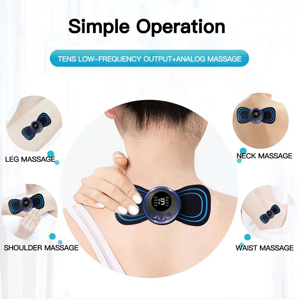 Electric EMS Neck Massager Mini Cervical