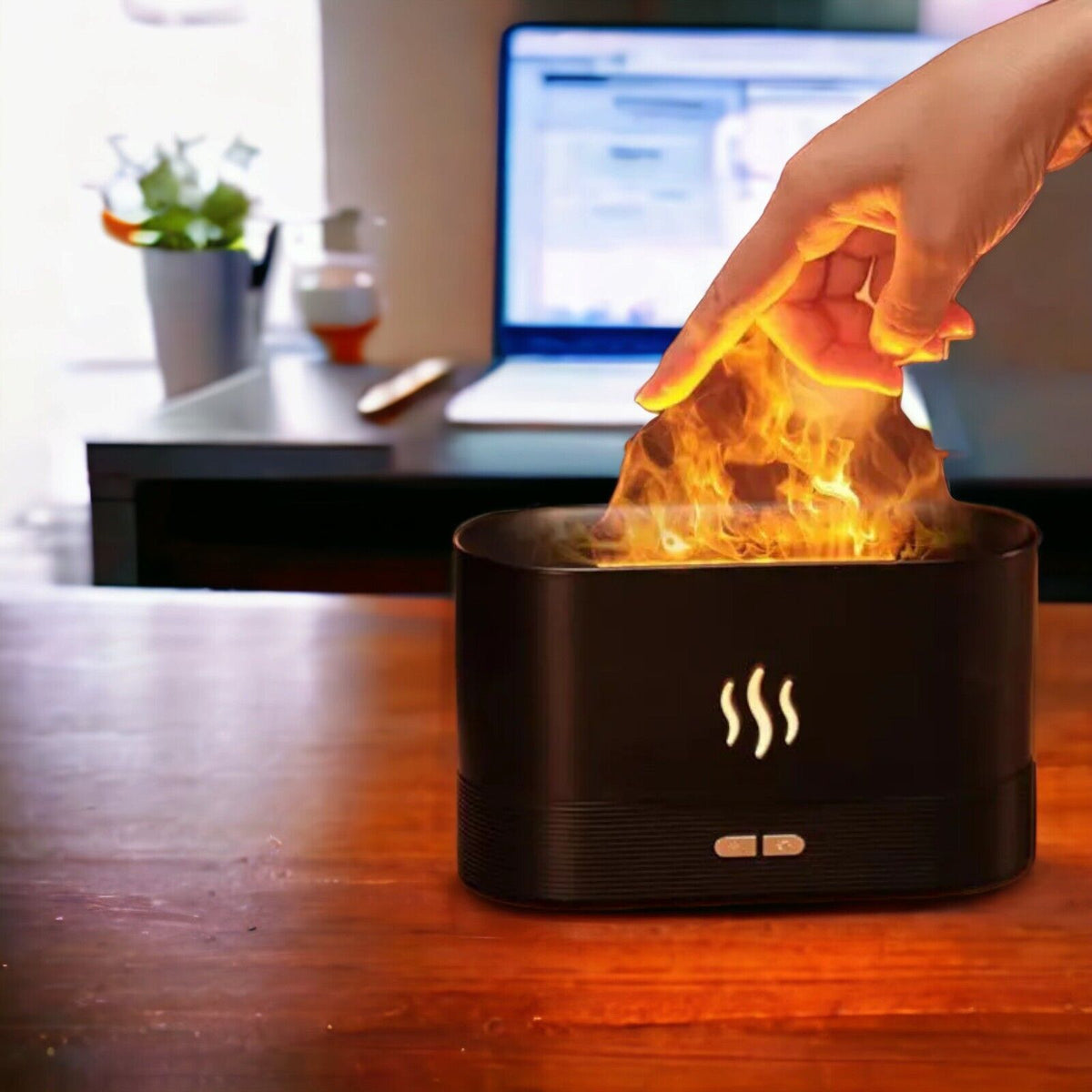 Essential Oil Flame Lamp Air Aroma Diffuser